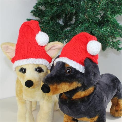 Free Dog Christmas Santa Hat Knitting Pattern By Madmonkeyknits Puppy