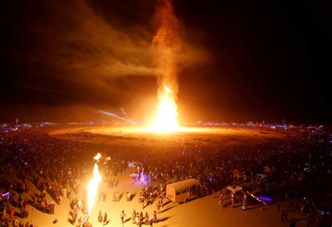 Burning Man Attendee Dies After Running Into Man Burn Nbc News
