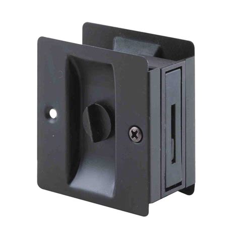 Prime Line Bronze Pocket Door Privacy Latch With Pull N 7319 The Home