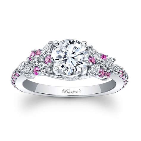 Barkevs Pink Sapphire Engagement Ring 7932lps Barkevs