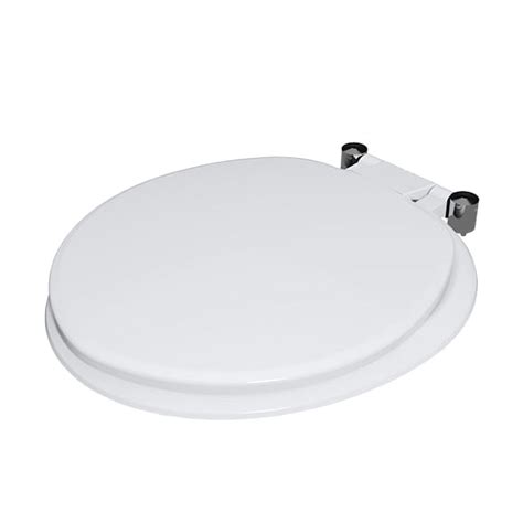 Wallgate Hinged Toilet Seat Heavy Duty With Lid And Secure Fixings Whi