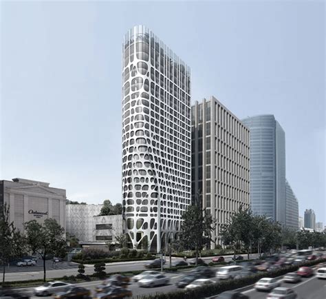 Conrad Hotel Beijing Mad Architects Redchalksketch