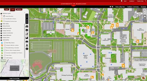 Excellent Examples Of University Campus Maps Temple Psm In Gis