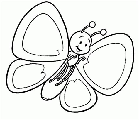 Butterfly Coloring Pages Preschool Coloring Home