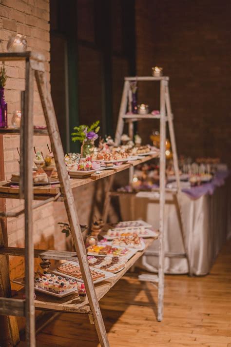 One couple's elegant barn wedding in wisconsin. 26 Inspiring Chic Wedding Food & Dessert Table Display ...