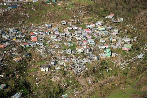 Hurricane Marias Aftermath Photos Reveal Devastation On Caribbean
