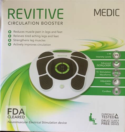 Revitive Circulation Booster For Feetlegs Fda Cleared Cordless New
