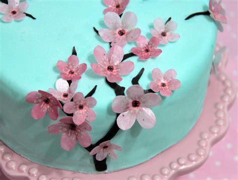 Edible Wafer Paper Cherry Blossom Felt