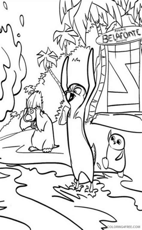 Surfs Up Coloring Pages Tv Film Surfs Up 04 Printable 2020 08360