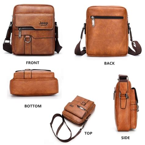 Jeep Bags Jeep Leather Bag For Men 2023 Vascara