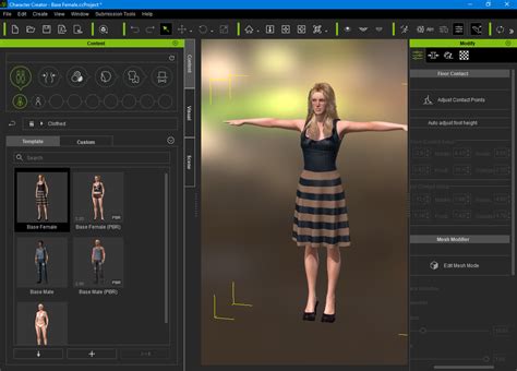 Reallusion Character Creator 2223141 Template Bundle Pack