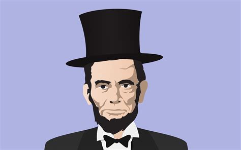 Abraham Lincoln Cartoon With Hat 2880x1800 Wallpaper