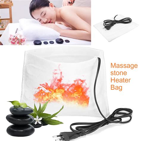 220v Elektrische Hot Stone Massage Heater Bag Verwarming Zak Voor Hot Energie Lava Spa Massage