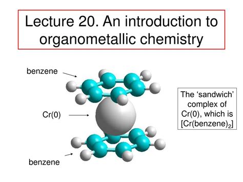 Ppt Lecture 20 An Introduction To Organometallic Chemistry