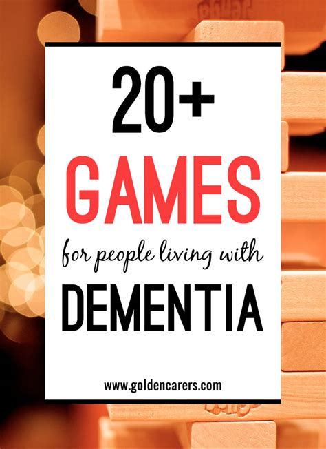 Dementia Activities Printable