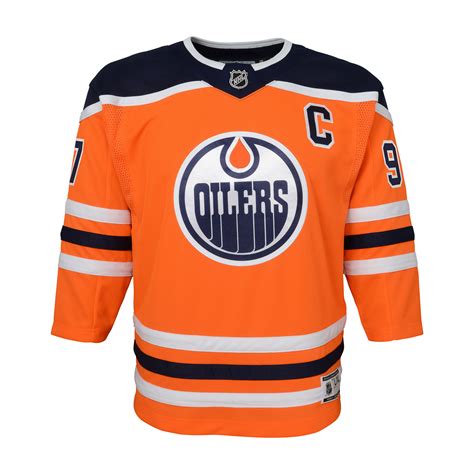 Connor Mcdavid Edmonton Oilers Nhl Premier Youth Replica Hockey Jersey