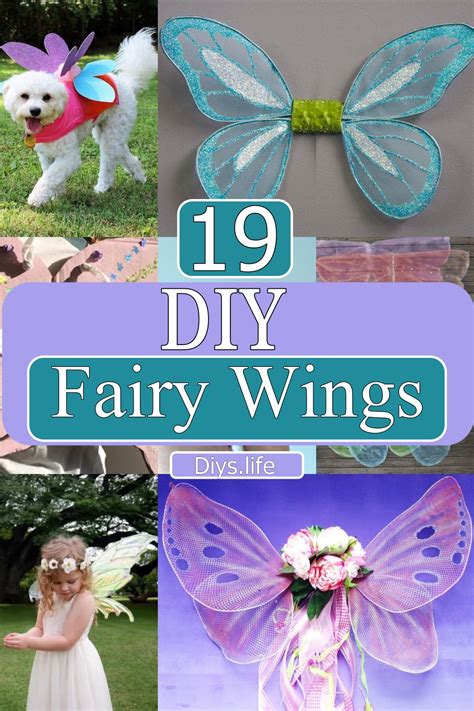 19 Diy Fairy Wings Ideas And Patterns Diys