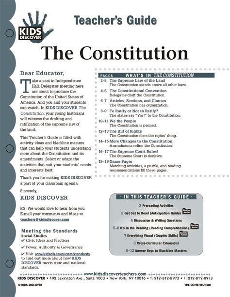 Constitution Kids Discover