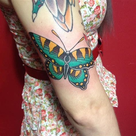 Feminine Butterfly Tattoo Butterfly With Flowers Tattoo Tribal