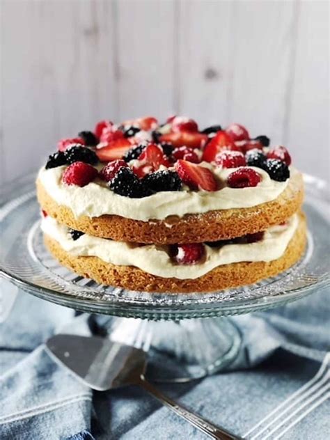 Italian Berry Cake With Mascarpone • Keeping It Simple Blog