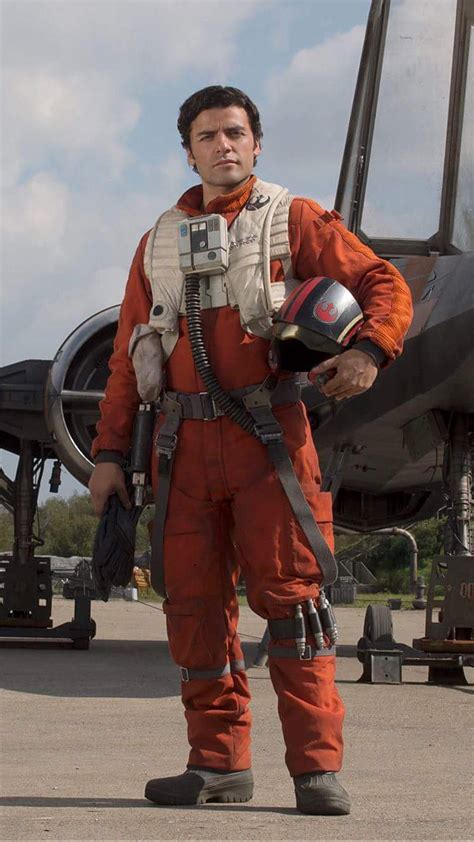 Oscar Isaac As Poe Dameron In Star Wars The Force Awakens 2015