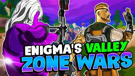Many creative fortnite zone wars maps have been made, such as this incredible one from medic. enigma-00001 Enigma's VALLEY Zone Wars (2.0)