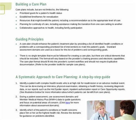 Free 16 Patient Care Plan Templates In Pdf Ms Word