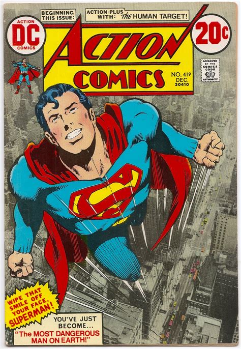 Action Comics 419 Classic Neal Adams Superman Cover