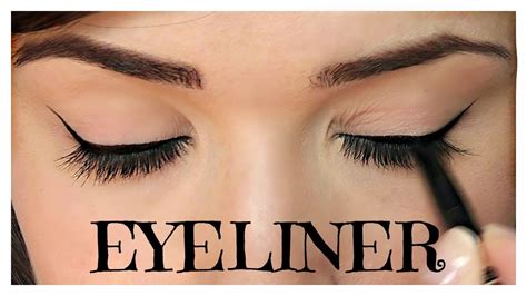 How To Apply Eyeliner Pencil Creamgel Liquid Youtube
