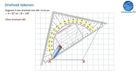 Driehoeken Tekenen Met Geo En Passer Wiskunde Tv Youtube