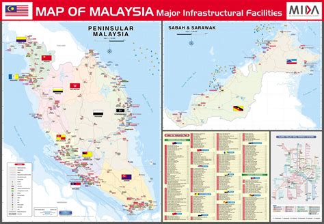 Map Of Malaysia Mida Malaysian Investment Development Authority