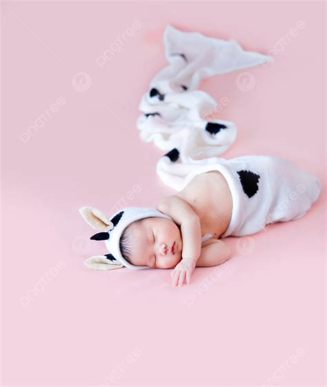 Background Foto Potret Bayi Yang Baru Lahir Dengan Tiga Bayi Bayi