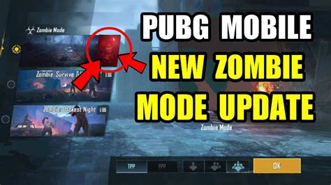 Pubg Mobile New Zombie Mode Update Release Date Confirm Youtube
