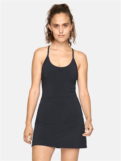 Outdoor Voices Exercise Dress In Black Best Workout Dresses