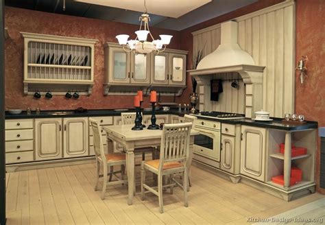 See more ideas about antique kitchen cabinets, antique kitchen, fridge makeover. Pictures of Kitchens - Traditional - Off-White Antique ...