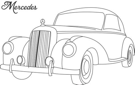 Antique Car Coloring Pages Coloring Home