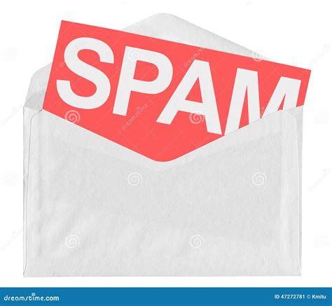 Envelope With Spam Stock Image Image Of Concept Idea 47272781