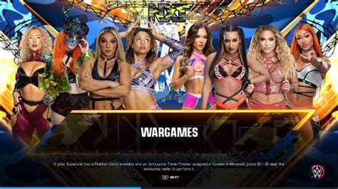 WWE 2K23 Team Thea Hail VS Team Jacy Jayne WARGAMES YouTube