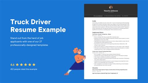 Truck Driver Resume Examples And Writing Tips 2024 ·