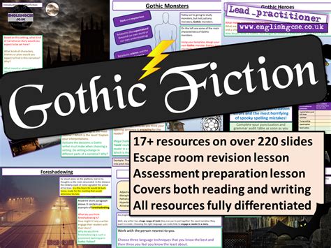 Gothic Fiction Teaching Resources