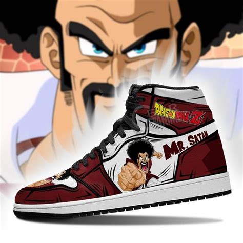Like they say, the devil is in the details and the satan whole cut is here in vieux noir and it is hotter than hades. Mr Satan Shoes Jordan Dragon Ball Sneakers Anime Fan Gift ...