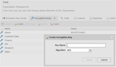 Encryption Groups And Keys Eset Endpoint Encryption Server Eset