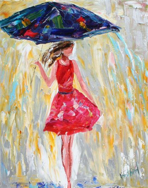 Fine Art Print Rain Dance From Oil Painting By By Karensfineart