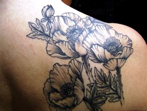 Arm tattoos look super stylish. 60 Well Formed Poppy Tattoos On Back