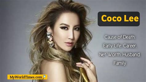 Coco Lee Biography 2023 Cause Of Death Early Life Career Net Worth