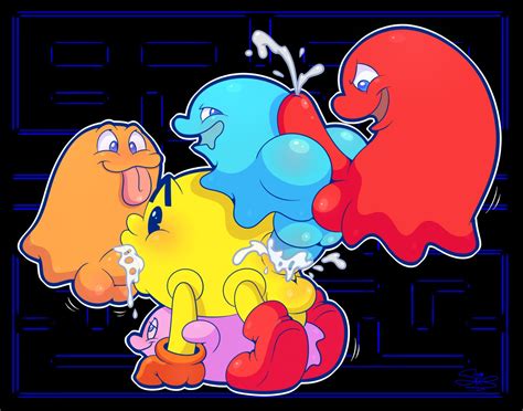 Post Blinky Clyde Ghost Gang Inky Pac Man Pac Man Series Pac