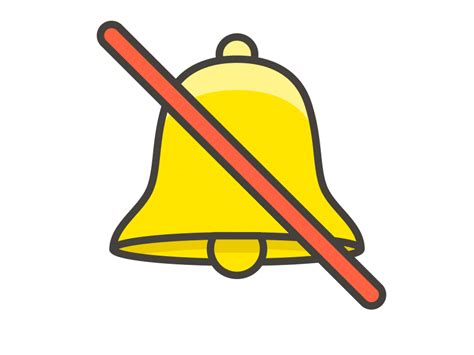 Bell With Slash Emoji Icon Png Transparent Emoji