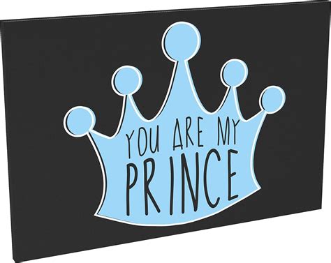 Hippowarehouse You Are My Prince Printed Fridge Magnet Hardboard 50 8mm