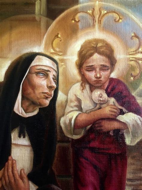 Blessed Margaret And Christ Painting By Paul Armesto Fine Art America