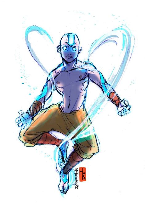 Avatar Aang In His All Glowing Awesomeness Avatar Aang Avatar